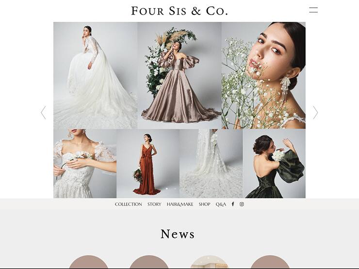 FOUR SIS＆Co.のドレス